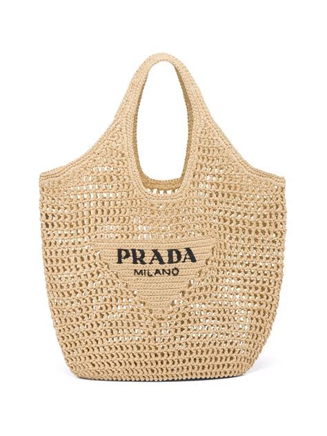 prada interwoven bag|prada beach bag for sale.